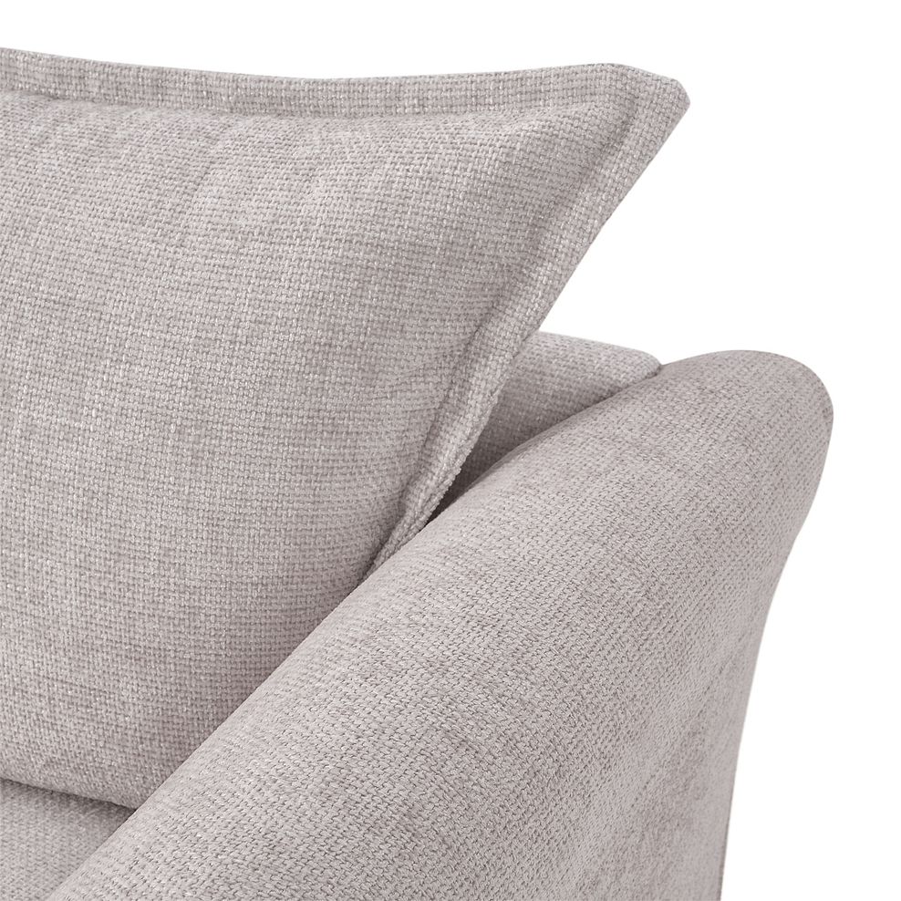Ashby High Back Loveseat in Ivory fabric 7