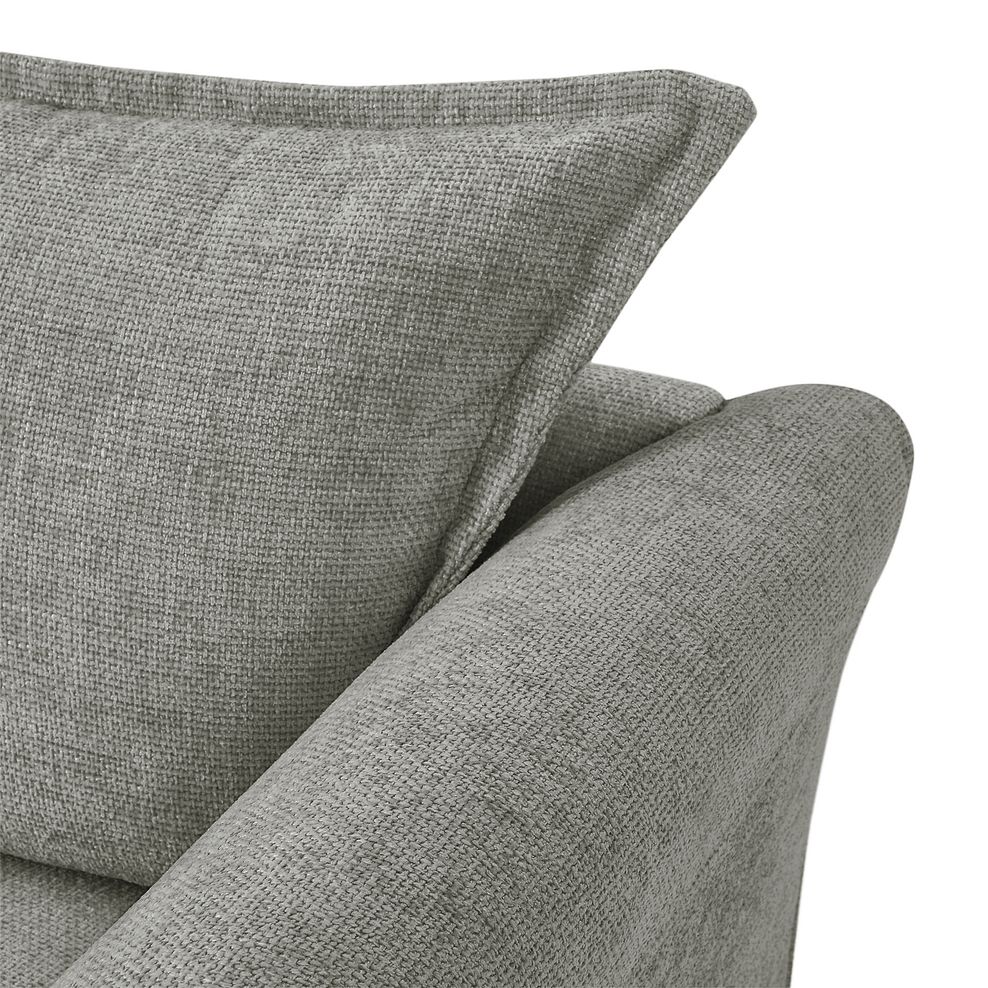 Ashby High Back Loveseat in Platinum fabric 7