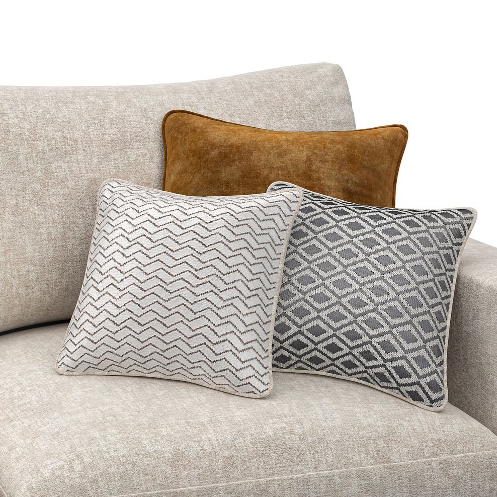 Malvern 4 Seat Right Hand Modular Corner Sofa in Beige fabric - Group 5 9