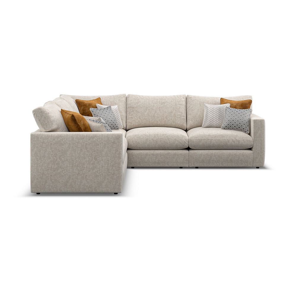 Malvern 5 Seat Modular Corner Sofa in Beige fabric - Group 3 5