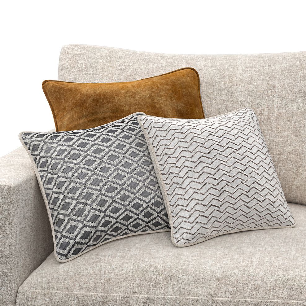 Malvern 5 Seat Modular Corner Sofa in Beige fabric - Group 3 6