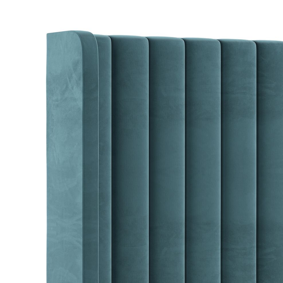 Bloomsbury Double Ottoman Storage Bed in Sunningdale Kingfisher Fabric 11