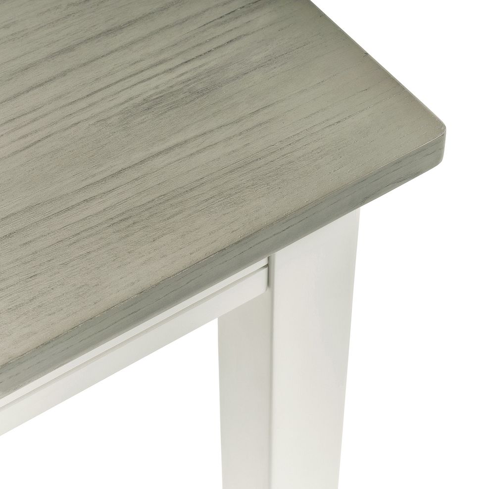 Brompton Painted Acacia and Ash Top Dressing Stool - Solid Hardwood 5