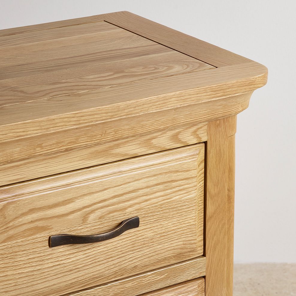 Canterbury Natural Solid Oak Bedside Table 5