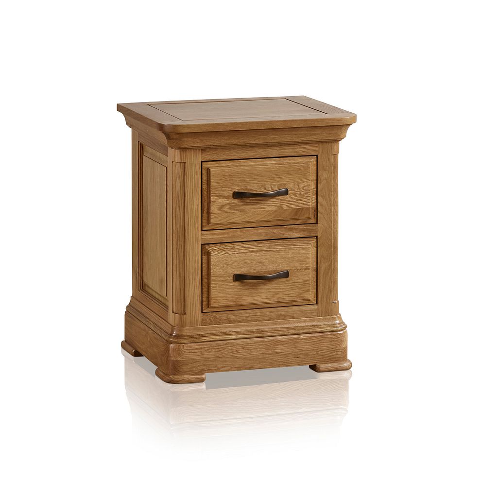 Canterbury Natural Solid Oak Bedside Table 1