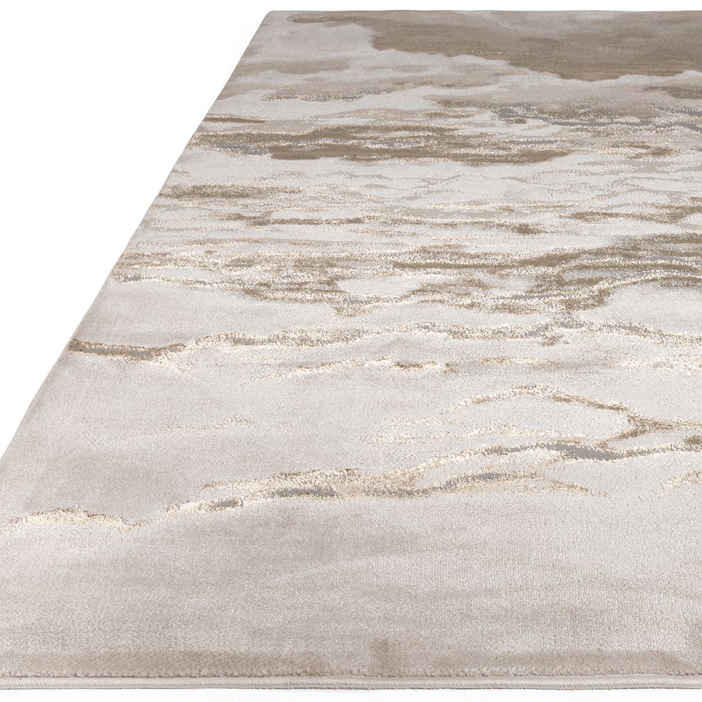 Clouds Metallic Rug 120 x 170cm - CreamGold 2