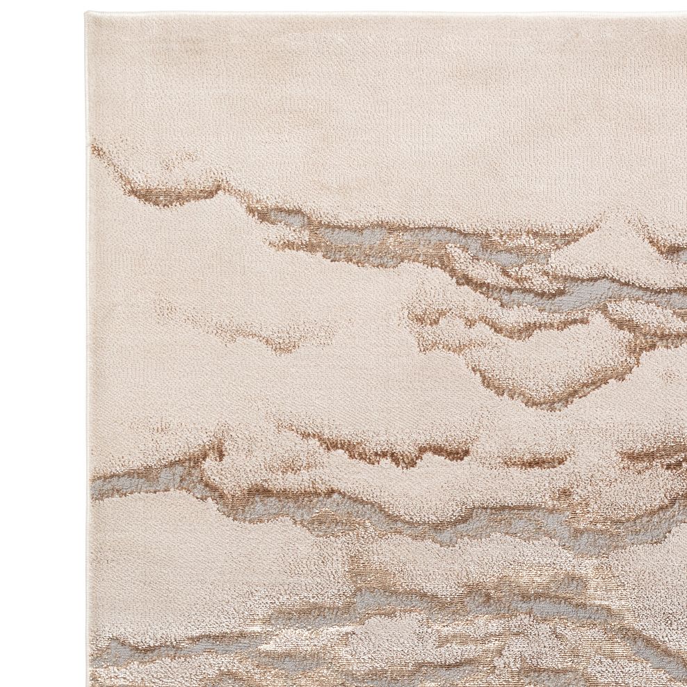 Clouds Metallic Rug 120 x 170cm - CreamGold 3