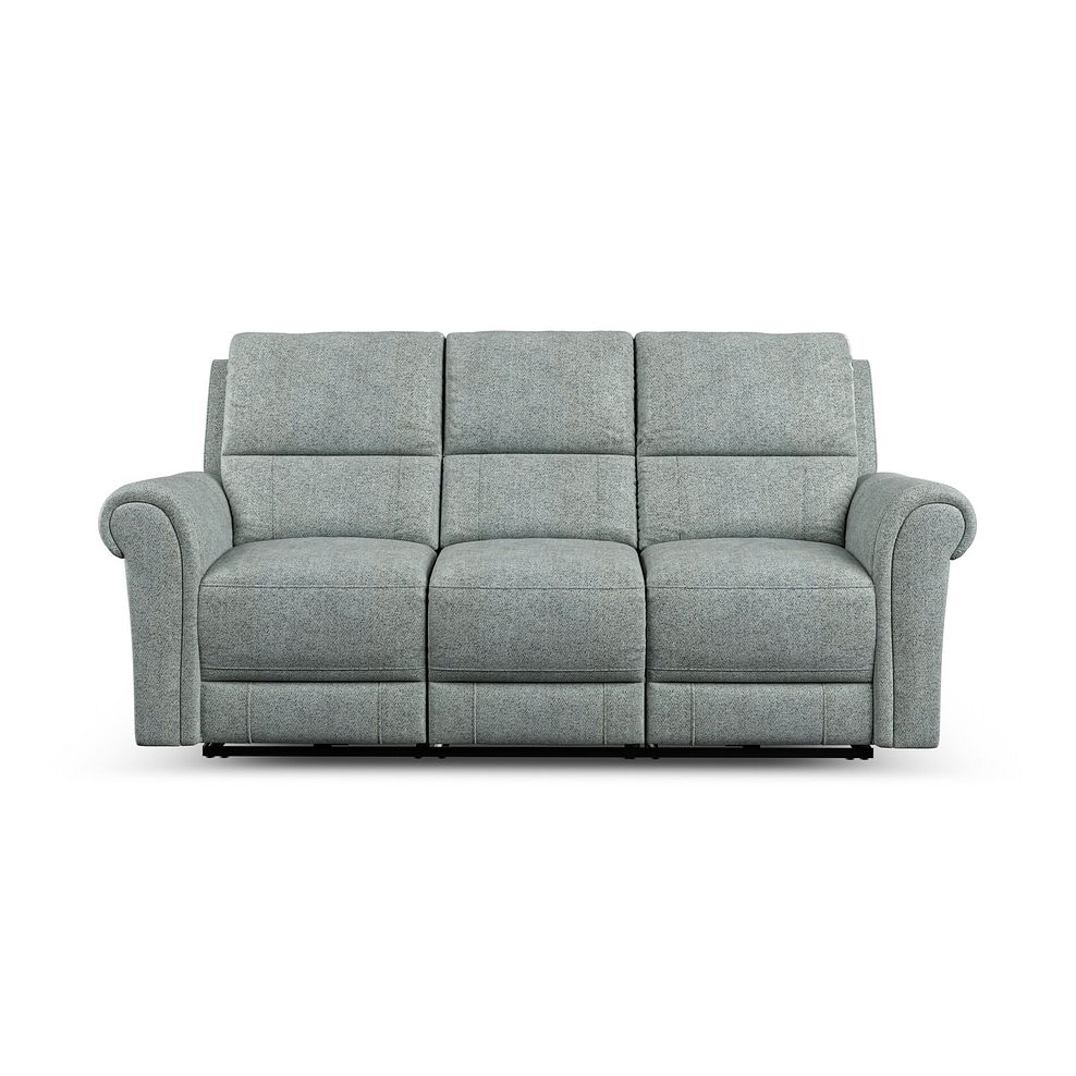 Colorado 3 Seater Electric Recliner in Santos Steel Fabric 5