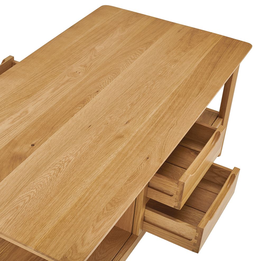 Copenhagen Natural Solid Oak Coffee Table 9