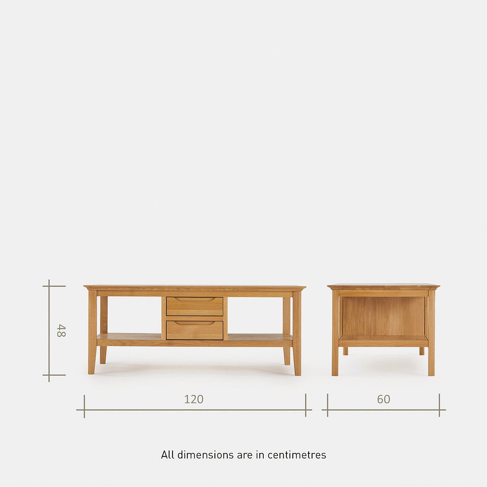Copenhagen Natural Solid Oak Coffee Table 11