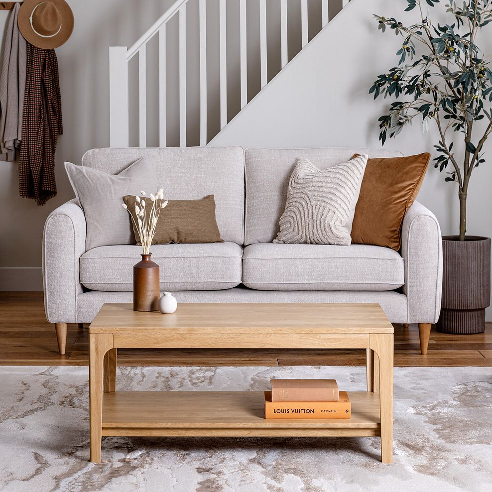 Durham Natural Oak Coffee Table 1