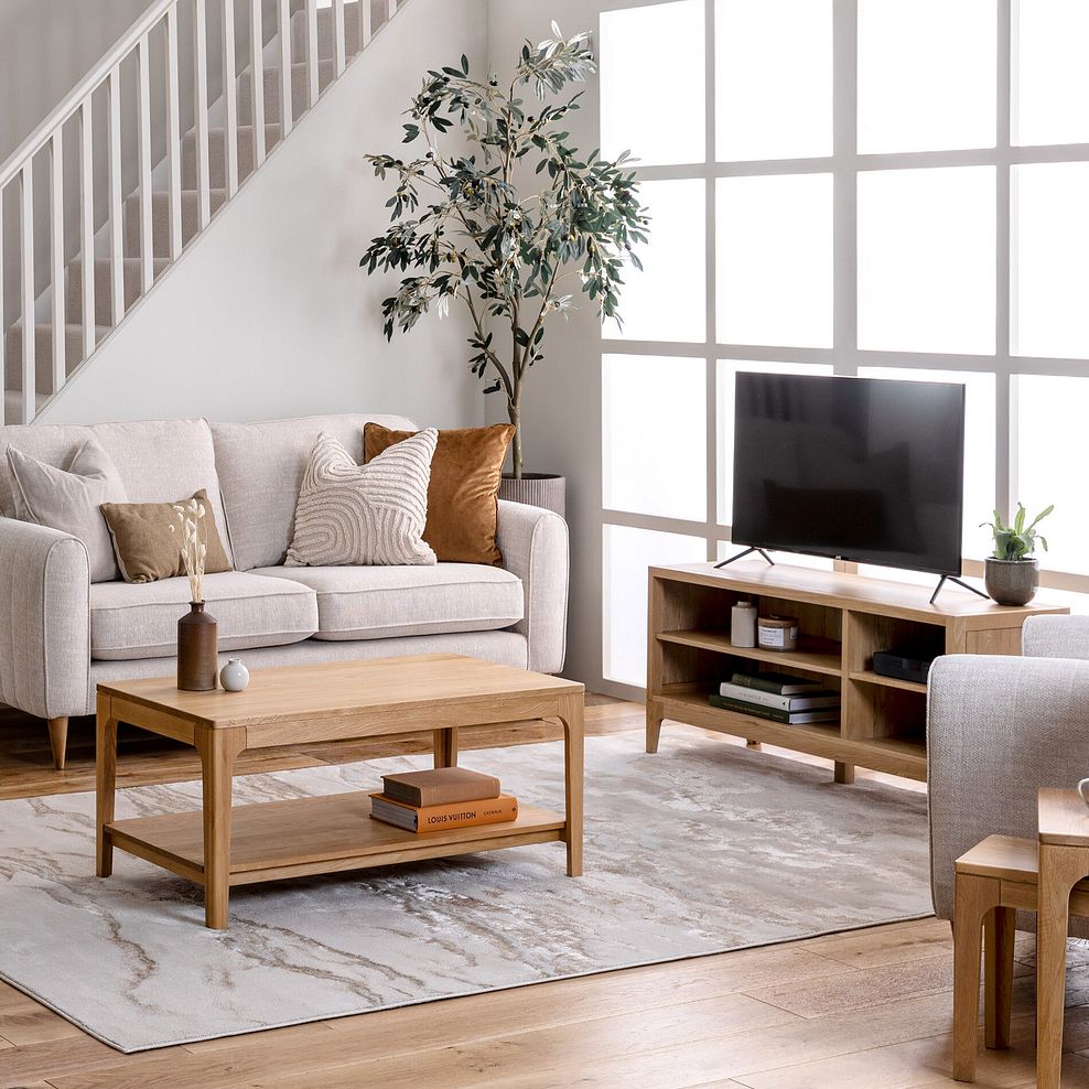 Durham Natural Oak Coffee Table 3