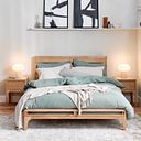 Durham Natural Oak King-Size Bed