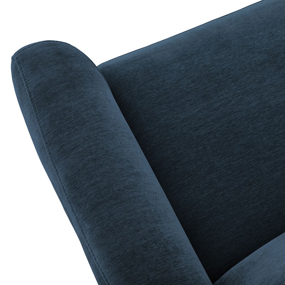 Dylan 3 Seater Electric Recliner Sofa in Amigo Navy Fabric 12