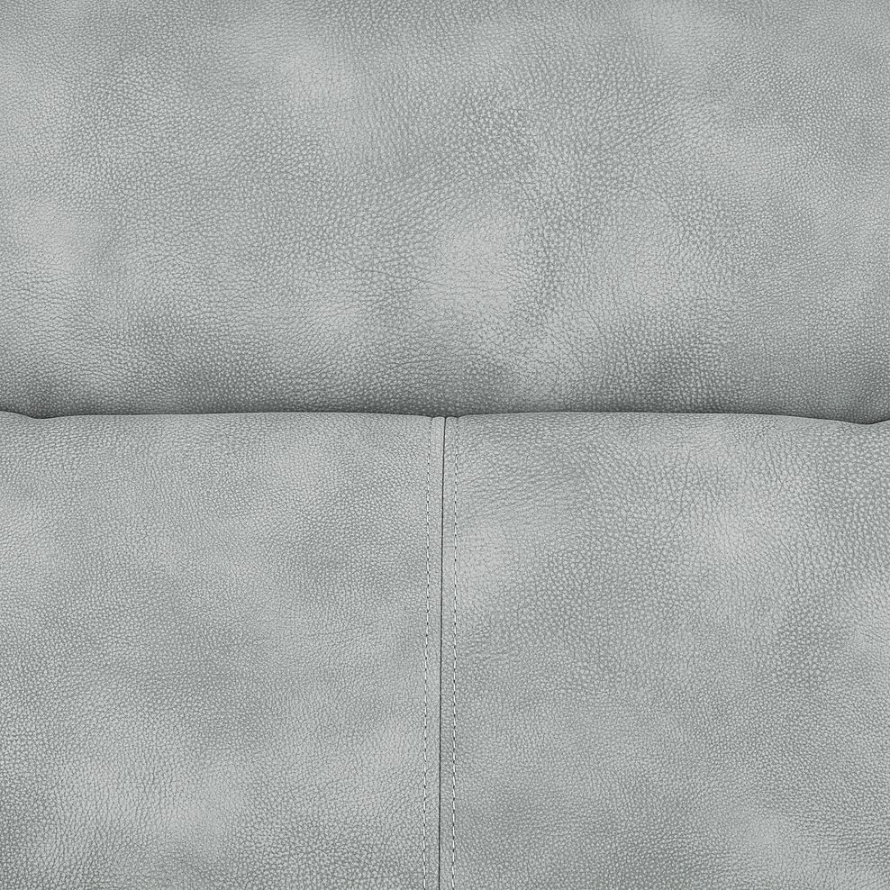 Dylan 3 Seater Electric Recliner Sofa in Oxford Silver Fabric 11
