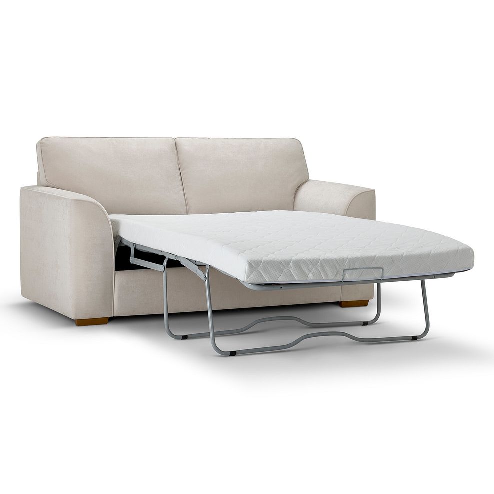 Eastley 2 Seater Sofa Bed in Limoge Beige Fabric with Beige Scatters 8