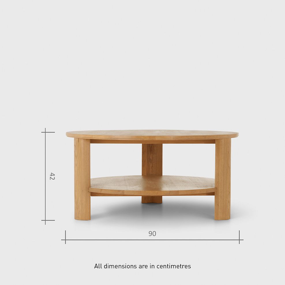 Halo Natural Oak Coffee Table 8