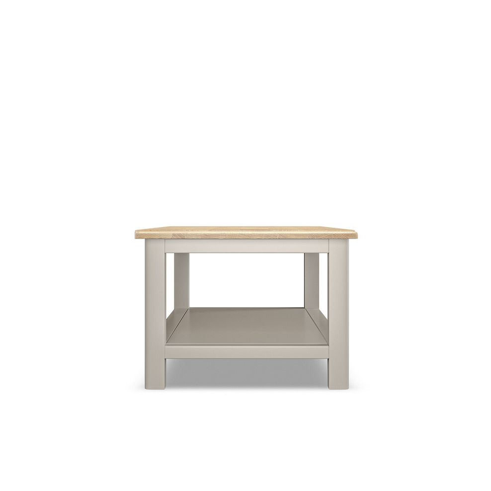 Henley Natural Oak and Stone Painted Hardwood Coffee Table 5