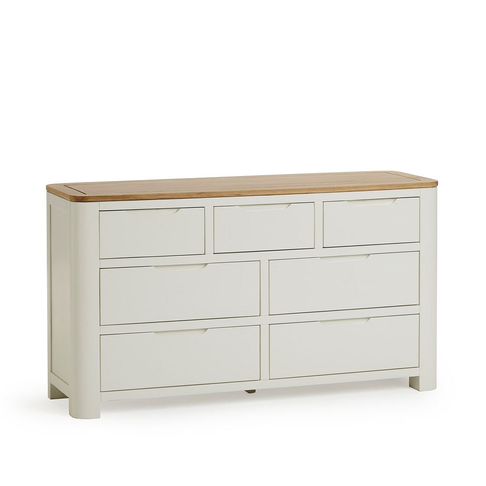 Hove Natural Oak and Painted 3+4 Chest of Drawers 2