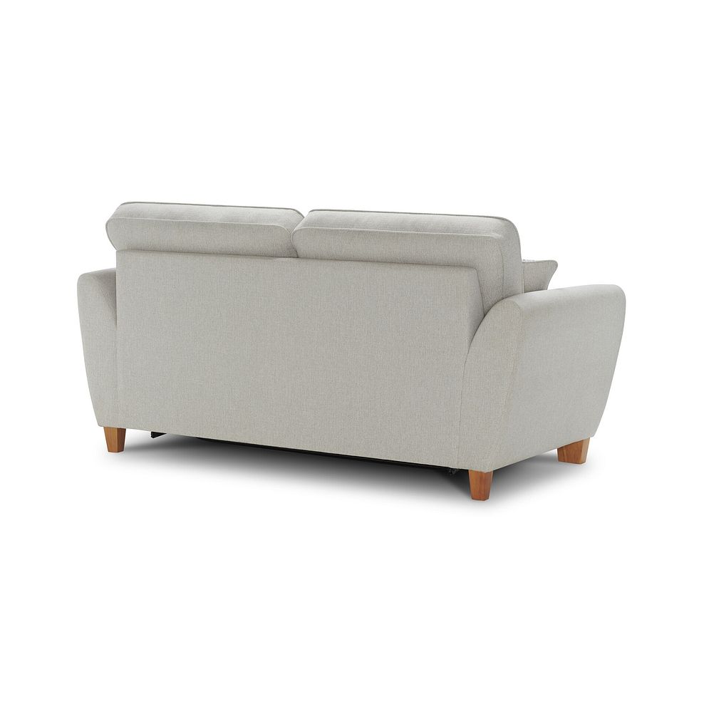 Inca 2 Seater Sofa Bed in Christy Collection Silver Fabric 7