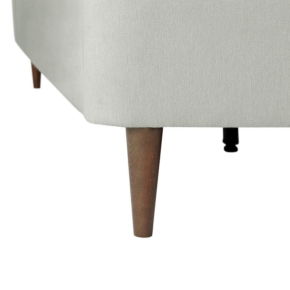 Islington King-Size Bed with Dark feet in Granada Cream Fabric 9