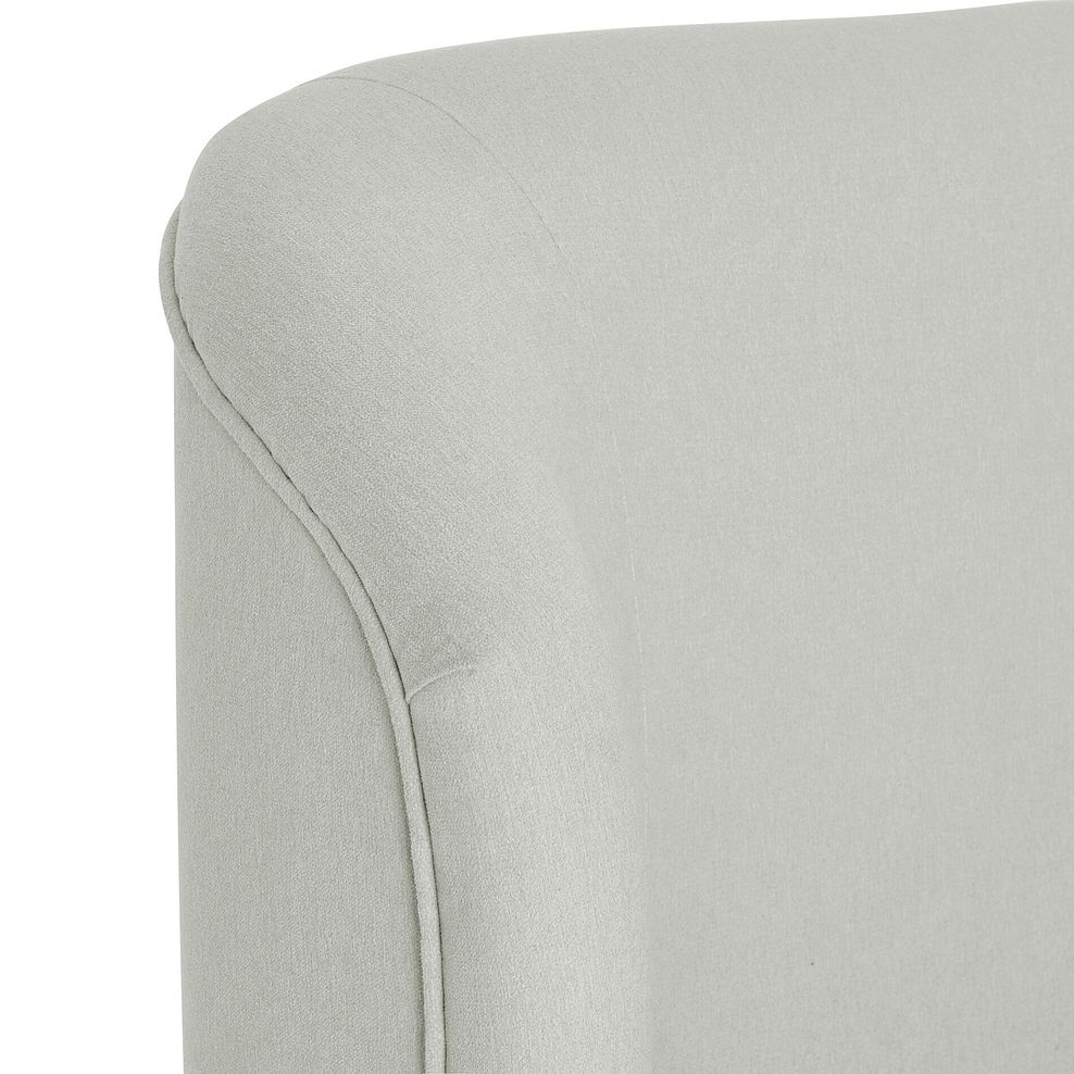 Islington King-Size Bed with Dark feet in Granada Cream Fabric 5