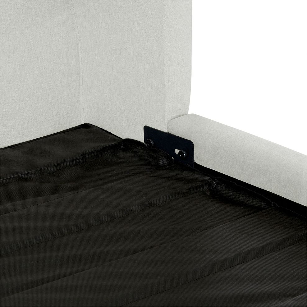 Islington King-Size Bed with Dark feet in Granada Cream Fabric 7
