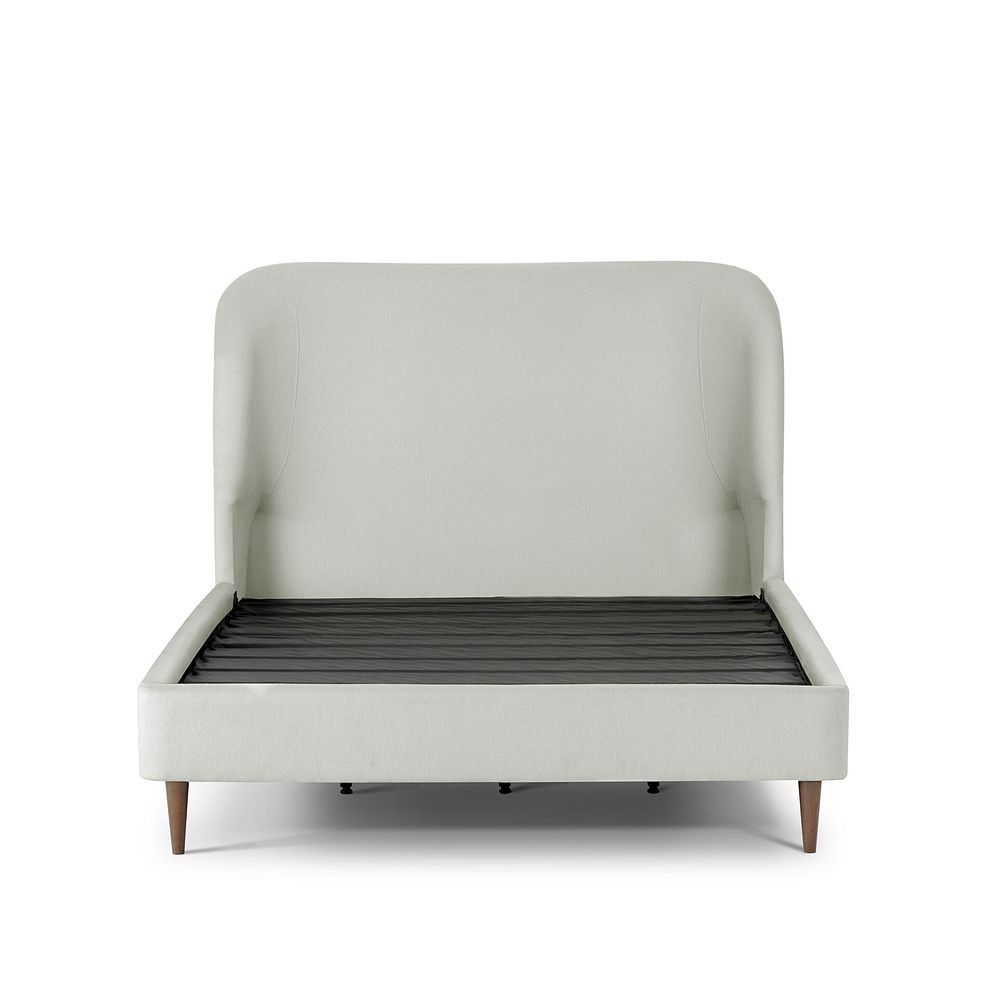Islington King-Size Bed with Dark feet in Granada Cream Fabric 3