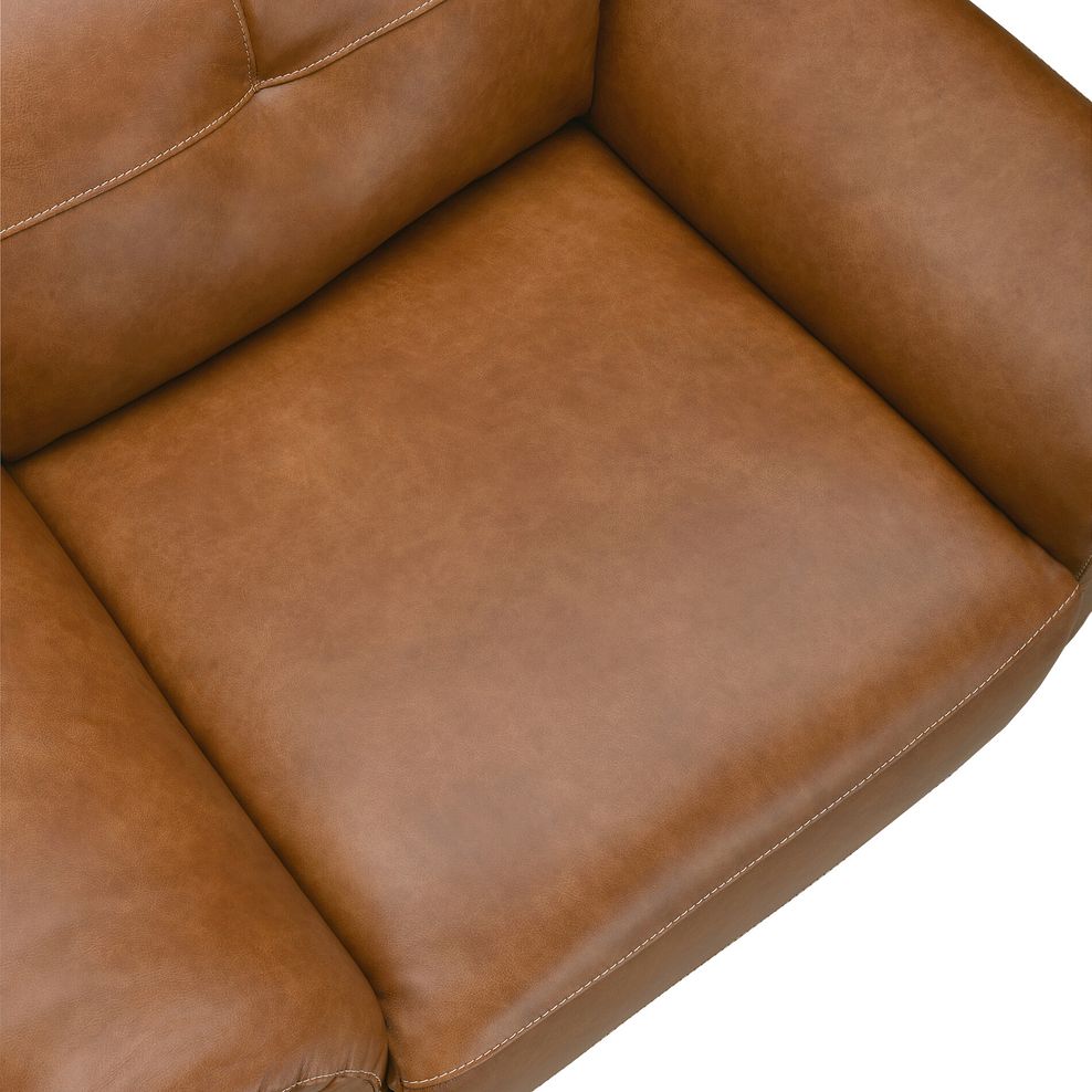 Iver Electric Recliner Armchair with Power Headrest in Virgo Cognac Leather 15
