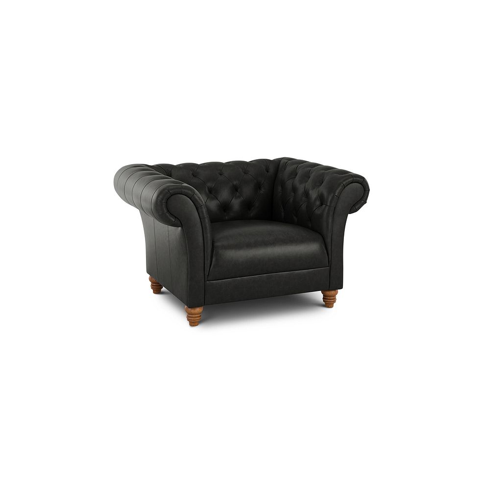 Montgomery Armchair in Ash Leather 2