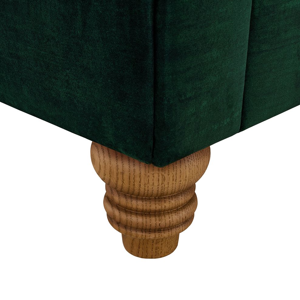 Montgomery 3 Seater Sofa in Bottle Green Velvet 7