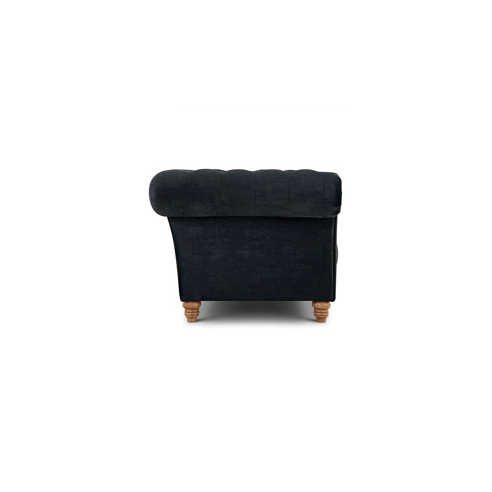 Montgomery Armchair in Charcoal Velvet 5