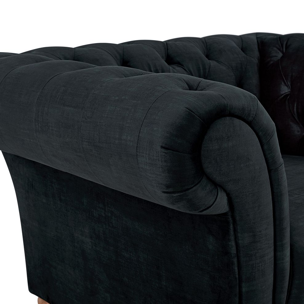 Montgomery Armchair in Charcoal Velvet 7