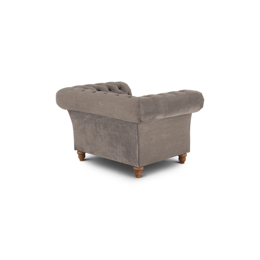 Montgomery Armchair in Mink Velvet 4