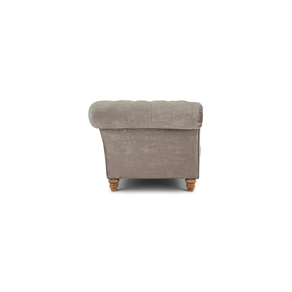 Montgomery Armchair in Mink Velvet 5