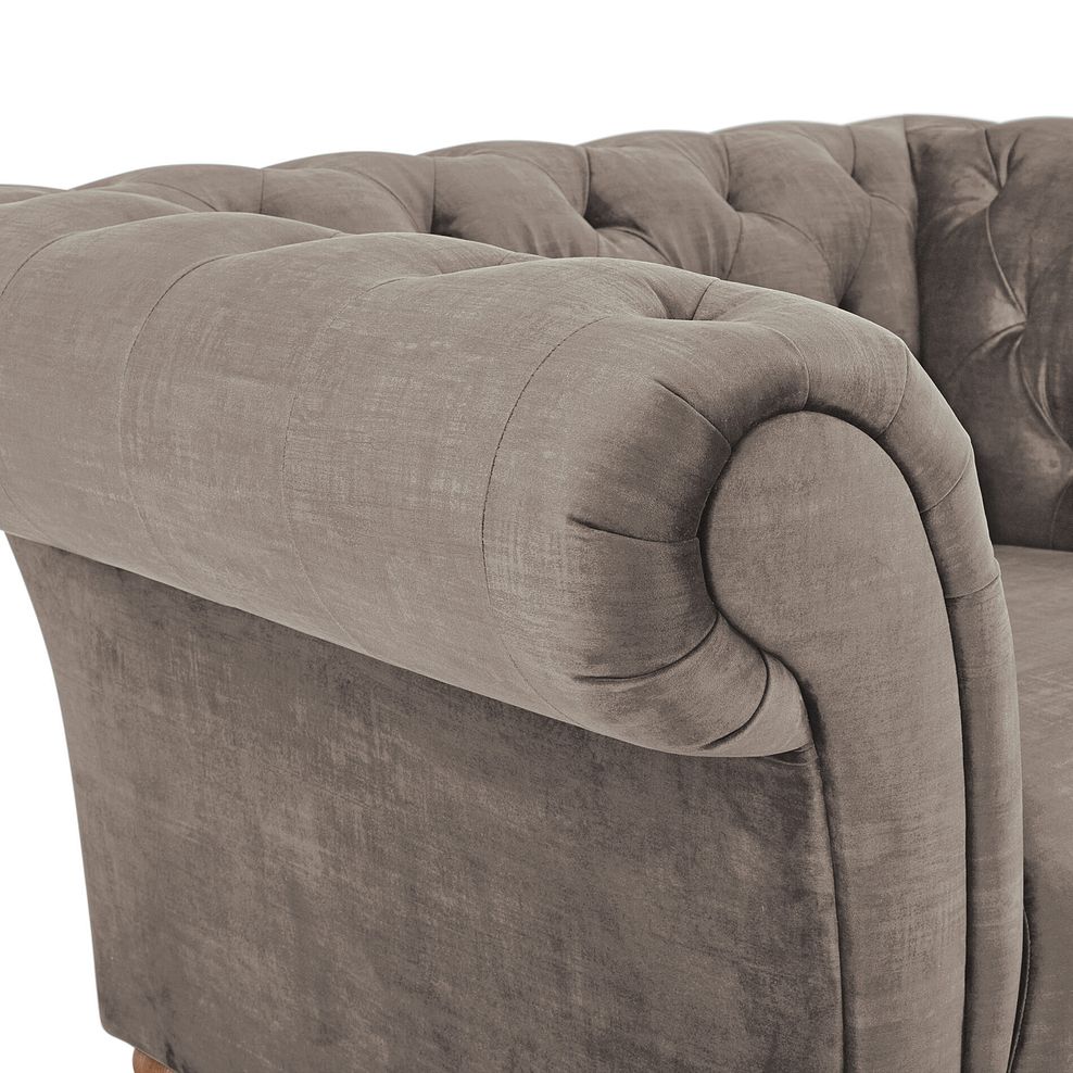 Montgomery Armchair in Mink Velvet 7