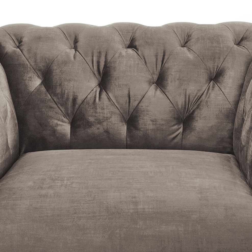 Montgomery Armchair in Mink Velvet 9