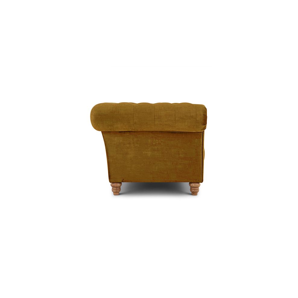 Montgomery Armchair in Saffron Velvet 5
