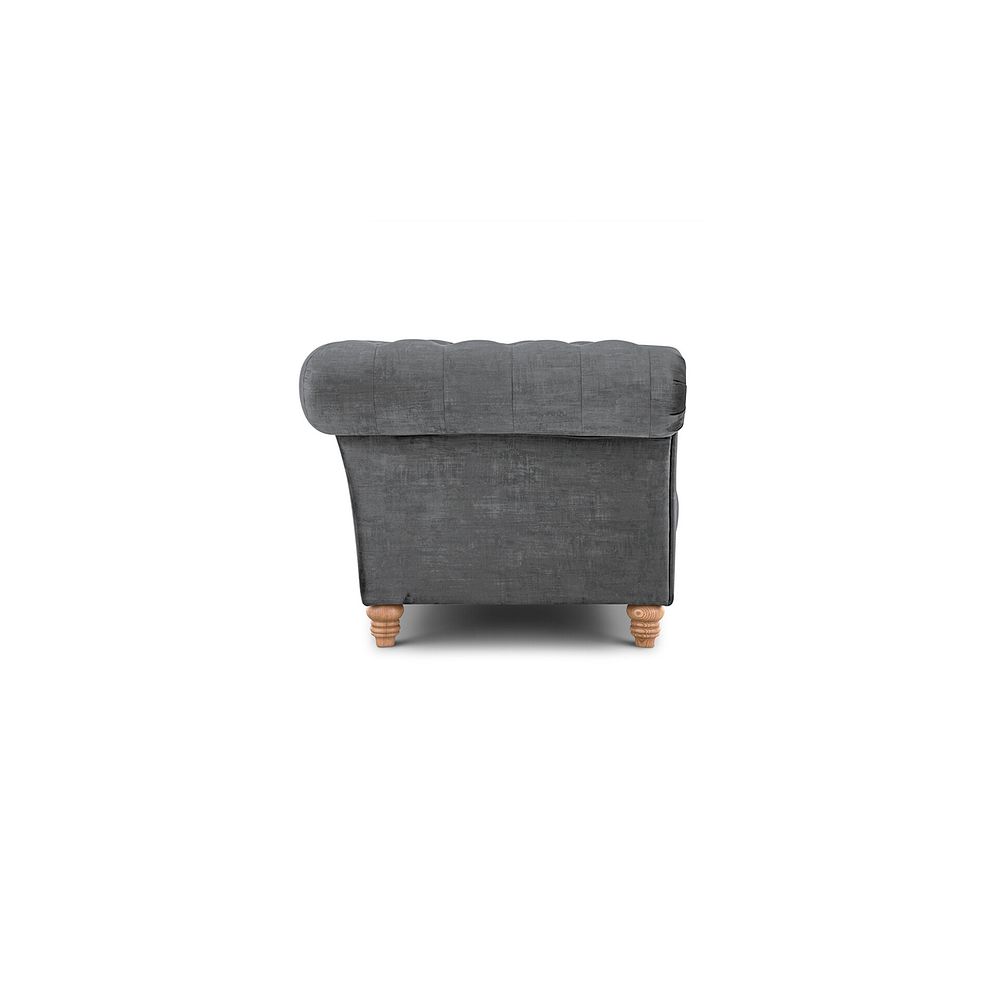 Montgomery Armchair in Steel Velvet 4