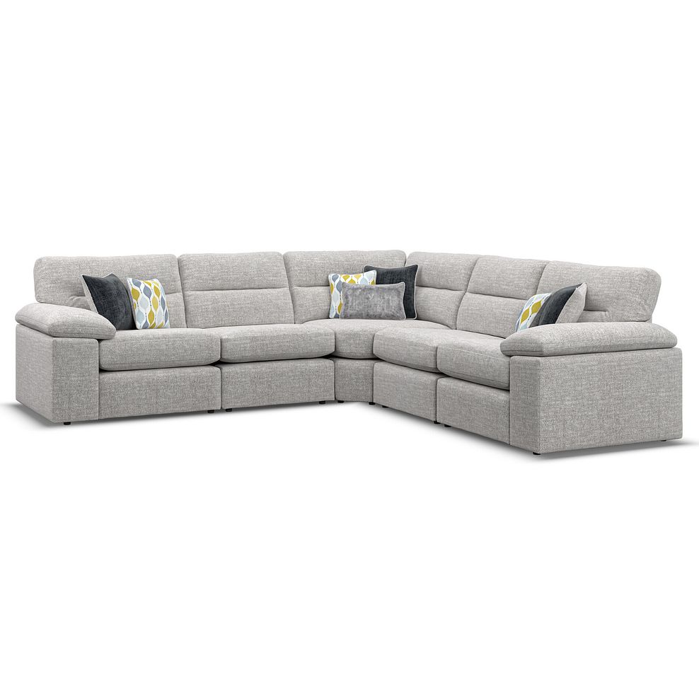 Morgan Modular Group 3 in Santos Silver with Green and Grey Scatters  3