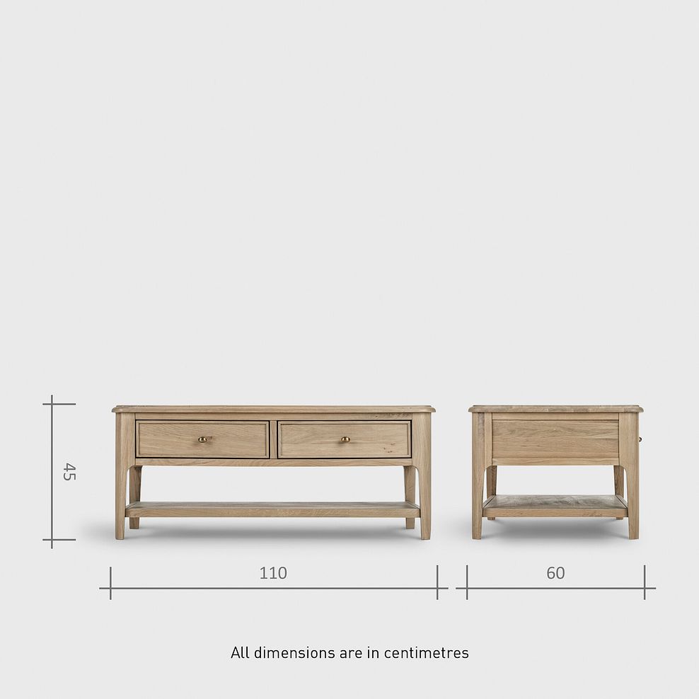 Newton Light Natural Solid Oak Coffee Table 13