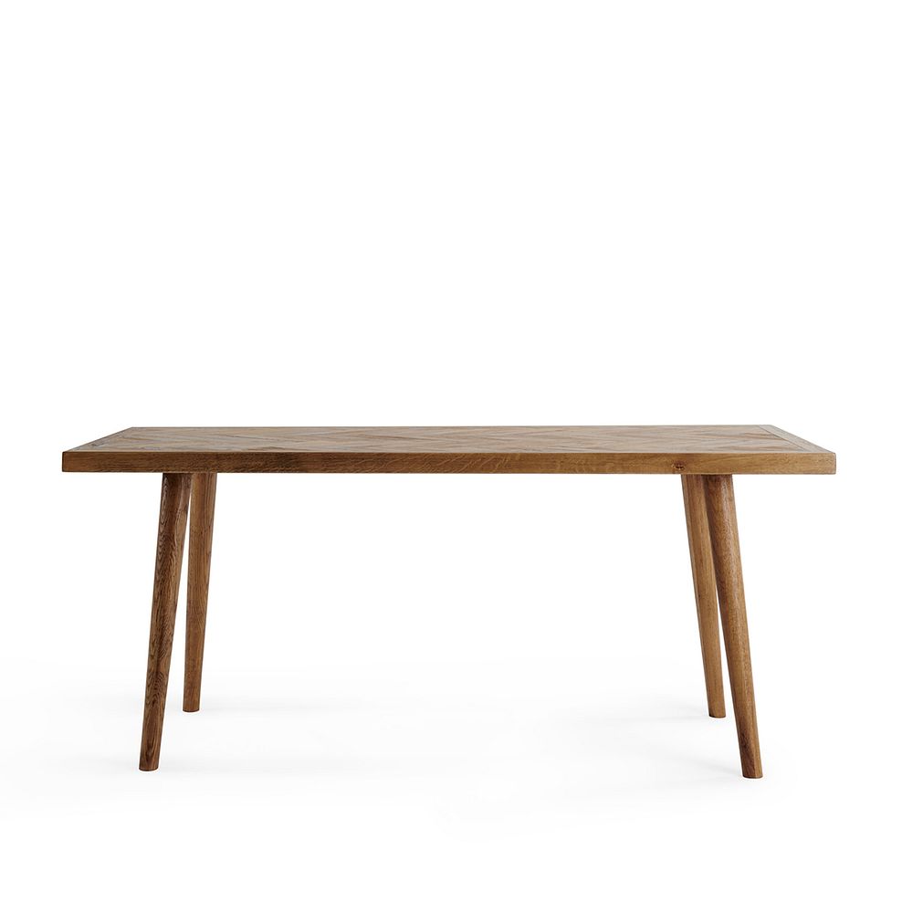 Parquet Brushed and Glazed Oak 8 Seater Dining Table 2