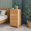 Romsey Natural Solid Oak 5 Drawer Chest
