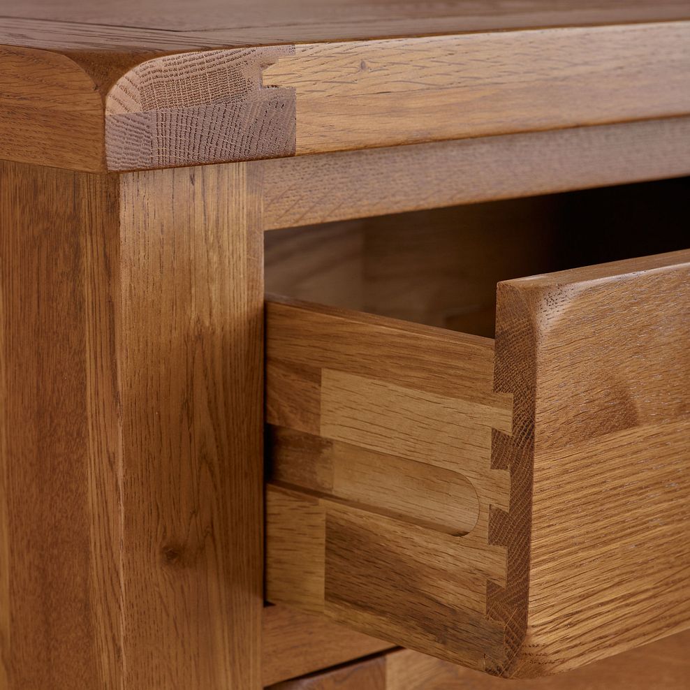 Original Rustic Solid Oak Small Sideboard 4
