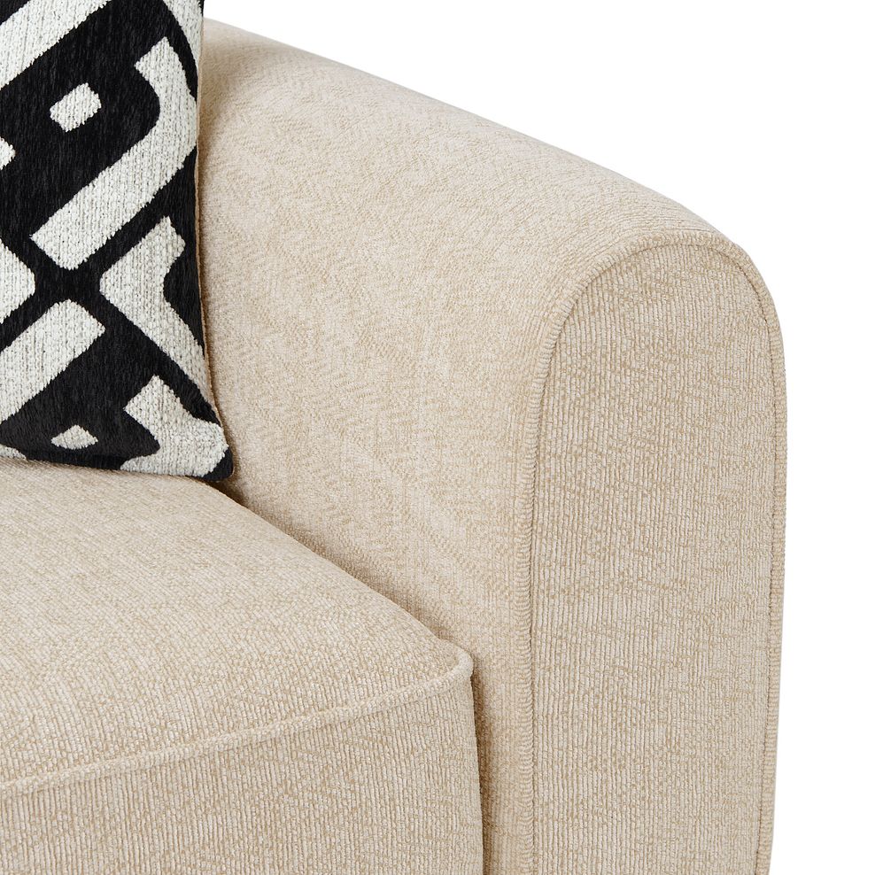 Thornley 2 Seater Sofa in Ivory Fabric 7