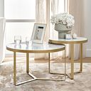 Tuscany Marble Top Coffee Table Nest