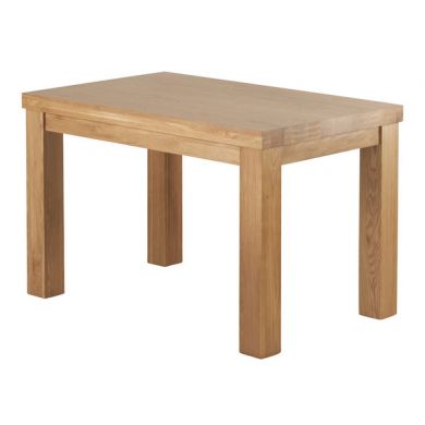 Fresco 4ft x 2ft 6" Natural Solid Oak Dining Table