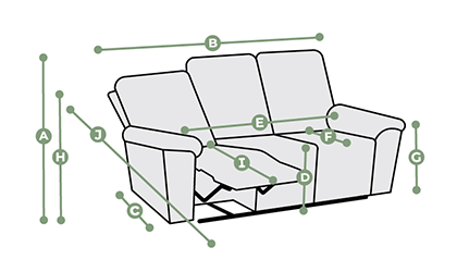 Colorado 3 Seater Electric Recliner Sofa Dimensions